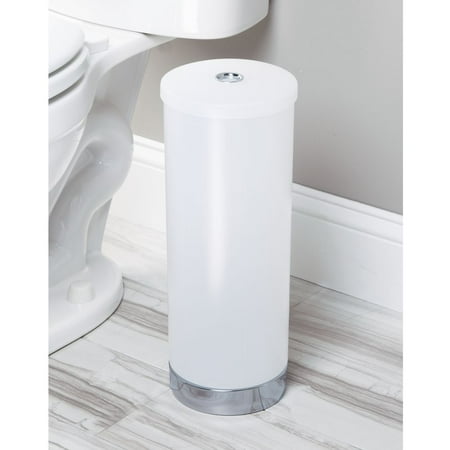 InterDesign Aria Toilet Paper Roll Holder Reserve Canister
