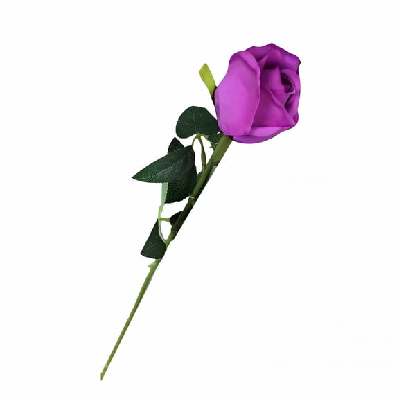 ZULAR Purple Roses,Roses Artificial Flowers,Artificial Flowers Silk Flowers with Stems,Purple Flowers Artificial for Home Wedding Hotel Centerpiece Decor