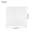thumbnail image 2 of Unique Bargains 12pcs White Satin Table Napkins Polyester Square Bright Table Napkin for Event Wedding Party Table Decoration,20×20 Inch, 2 of 6