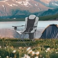 thumbnail image 3 of 2 Pack Folding Camping Chairs, Heavy Duty Portable Outdoor Chairs for Adults, Adjustable Angled Backrest, Supports Up to 350lbs, with Carry Bag, 3 of 9