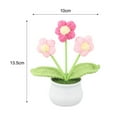 thumbnail image 3 of Handwoven Wool Crochet Puff Flower Pot: A Timeless,Low-maintenance Home Decor!, 3 of 10