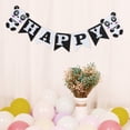 thumbnail image 3 of Juego de pancartas con globos y tarjetas con forma de pastel para niños con dibujos animados de animales y feliz cumpleaños, 3 of 8