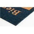 thumbnail image 3 of Imports Decor Inc 30" x 18" Vibrant Blue and Brown Rectangular "Bienvenue-Abientot" Decorative, 3 of 3