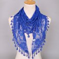 thumbnail image 3 of Babysbule Scarf for Women Women Lace Tassel Rose Floral Hollow Scarf Shawl Lady Wraps Scarves, 3 of 4