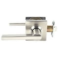 thumbnail image 2 of Schlage Residential F10 LAT 619 COL Grade 2 Passage Latch Latitude Lever Collins Rose Satin Nickel Finish, 2 of 2