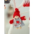 thumbnail image 4 of Adornos navideños, colgante de muñeco de fieltro de lana, colgante de muñeco bonito de dibujos animados, pequeño regalo, decoración para niños, 4 of 5