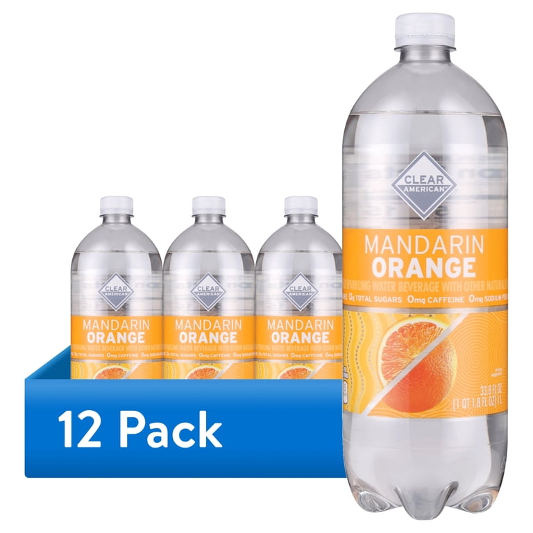 Clear American Mandarin Orange Sparkling Water, 12 Pack photo 1