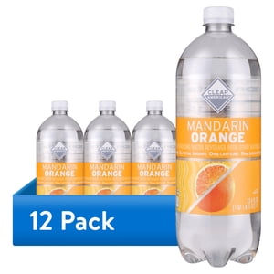Clear American Mandarin Orange Sparkling Water, 12 Pack