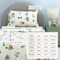 thumbnail image 3 of Great Bay Home Christmas Flannel Sheet Set - 100% Turkish Cotton - Double Brushed - Full, Christmas Toy Trucks, 3 of 6