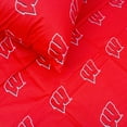 thumbnail image 4 of Bed Bath & Beyond 3-Piece 200 Thead Count Wisconsin Badgers Cotton Sateen Sheet Set, Twin, 4 of 5