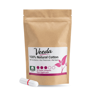 L. Organic 100% Cotton Core Tampons Regular, 76 Count - Walmart.com