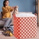 thumbnail image 1 of Precios Reducidos, Cajas grandes de tela para guardar ropa de uso doméstico, cestas de almacenamiento de ropa, caja organizadora de armario con cordón Akmoler, 1 of 7