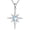 Moonstone North Star Necklace, variant on North Star Pendant Necklace for Women Sterling Silver North Star Pendant Necklace Starburst Celestial Jewelry Gifts for Mother Wife Christmas Birthday