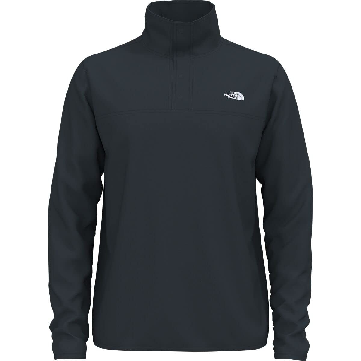 The North Face Men s TKA Glacier Snap Neck Pullover Sweatshirt TNF Black Small Walmart