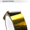 thumbnail image 3 of Ofertas Únicas 1 Rollo de Cinta Adhesiva Universal de Liberación de Aire con Rayas Reflectantes en Tono Dorado 1.38"x164.04ft, 3 of 6