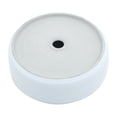 thumbnail image 3 of Logmey 16 Inch Small Round Vessel Sink White Ceramic Bathroom Vessel Sink Bowl Above Counter,Bathroom Vanity Sink Art Basin Countertop, Modern Minimalist Design, 3 of 9