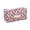 Wine, variant on Printed Fluffy Zippered Makeup Bag, Zipped Makeup Bag, Beautiful and Cute Floral Pattern Pencil Case, Suitable for Home, Travel, and Office, Can Store Lipstick, Cosmetics, and Other Small Items