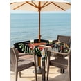 thumbnail image 3 of Outdoor Tablecloths with Umbrella Hole & Zipper, Spring Mushrooms 54x54 Inch Square Tablecloths, Farmhouse Pastoral Botanical Stars Rustic Waterproof Table Cloth, Patio/Pool/Picnic Table Covers, 3 of 8