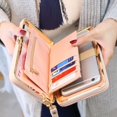 thumbnail image 1 of Women Bowknot Wallet Long Purse Phone Card Holder Clutch Large Capacity Pocket, 1 of 5