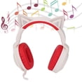 thumbnail image 1 of Cat Ear Wire Less Headphone with Mic, Volume Control Cat Ear BT Headphone, LED Light Foldable Music Gaming Headset with 3.5mm Aux Cable & Speaker for Kids Adults, 1 of 7