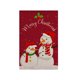 thumbnail image 1 of Cartel de doble arpillera con muñeco de nieve de 28 x 40 pulgadas para jardín en invierno al aire libre, 1 of 1