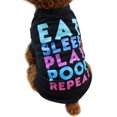 thumbnail image 1 of Paquete de 4 ropa para perros Ropa para mascotas Alfabeto colorido Camiseta fresca Vestido de verano para perros MFZFUKR xl, 1 of 6