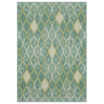 Mohawk Home Ronda Outdoor Area Rug, Teal, 10' x 13'