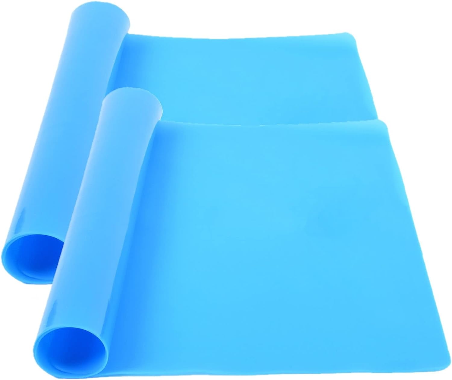 2 Pack Large Silicone Sheets for Crafts, Liquid, Resin Jewelry Casting