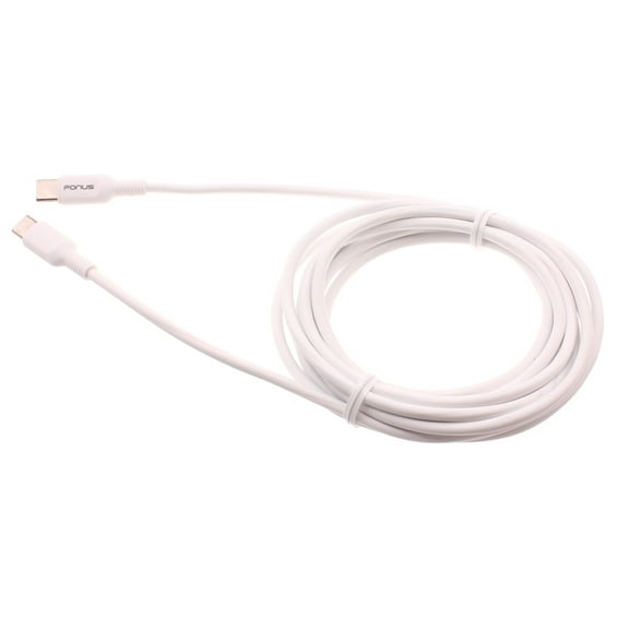 PD Type-C Cable 6ft USB-C Fast Charger Cord Long Power Wire D9P for BLU G90 Pro, G9 Pro, Vivo 5 - BOLD N1 - CAT S61 S48c S42 - Coolpad Legacy S Brisa - Cricket Ovation, Icon 2