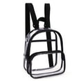 thumbnail image 1 of Fashionable Backpack Stylish Design Practical Large Capacity Versatile Zipper Closure Trendy Transparent Pattern Unisex Travel Durable Material, 1 of 8