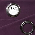 thumbnail image 4 of Absolute Blackout Window Curtain Panels Plum 76X84 Set Each 38X84, 4 of 9