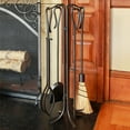 thumbnail image 6 of Minuteman International Hearth Hooks 5 Piece Fireplace Tool Set, Graphite, 6 of 6