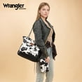 thumbnail image 5 of Wrangler Tote Bag for Women 2PCS Purses and Handbags Drawstring Shoulder Bag with Chain Straps, Cow-Black, 5 of 7
