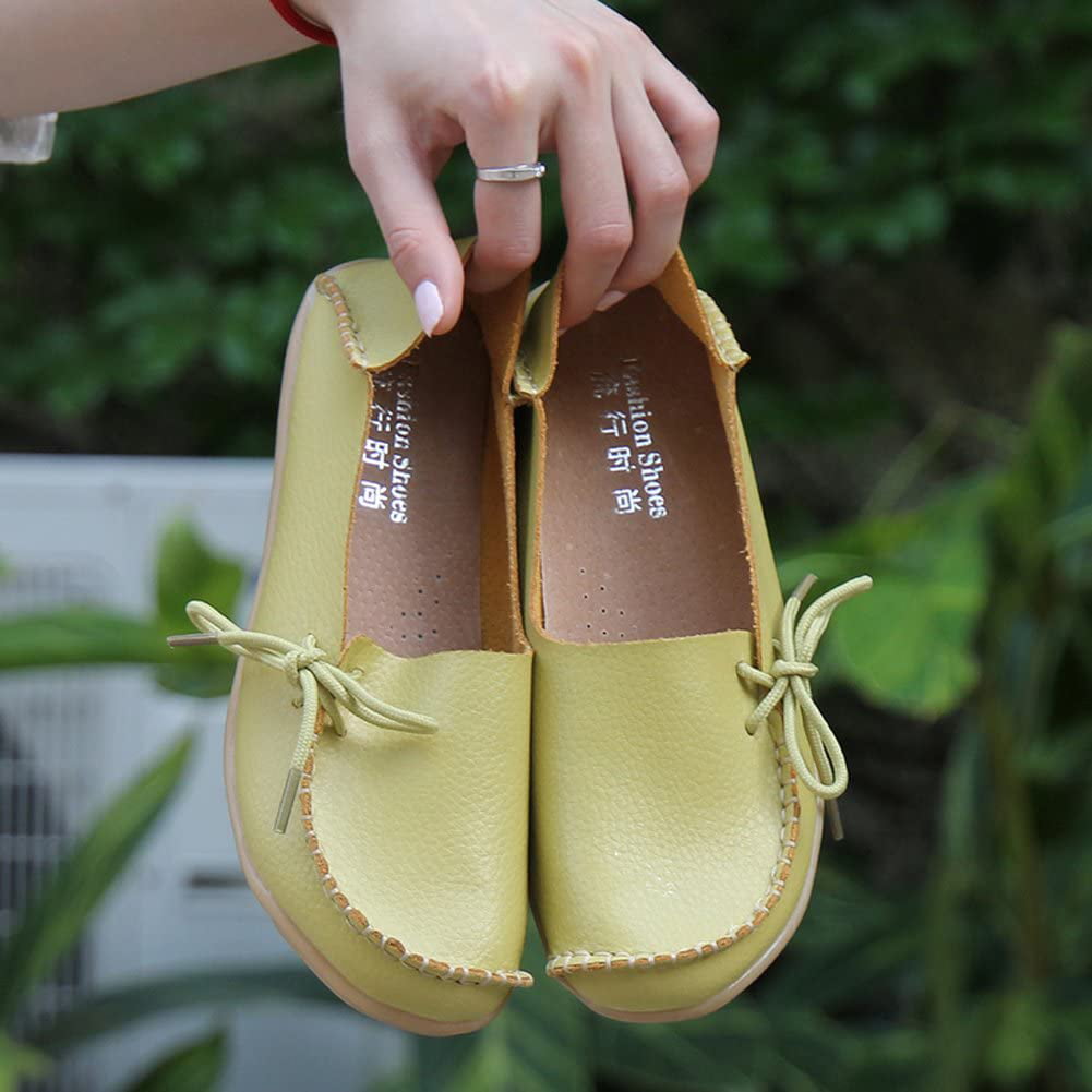 cow leather chain boat shoes lamb leather lining flats casual shoes fashionWomen 