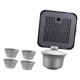thumbnail image 5 of Juego de té Kung Fu de titanio, juego de tazones de té, tazas de té con bolsa de almacenamiento, Juego de Tetera con 4 tazas para interior, Camping, Sin bandeja de té, 5 of 8