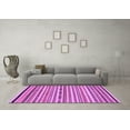 thumbnail image 3 of Ahgly Company Indoor Rectangle Abstract Purple Modern Area Rugs, 2' x 5', 3 of 4