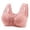 hwj# Pink422, variant on Bras For Women No Underwire Solid Color Floral Mesh Front Four Buttons Maternity Nursing Bra Wide U-Neck Tank Straps Wireless Breastfeeding Brassiere For Pregnant ,Purple