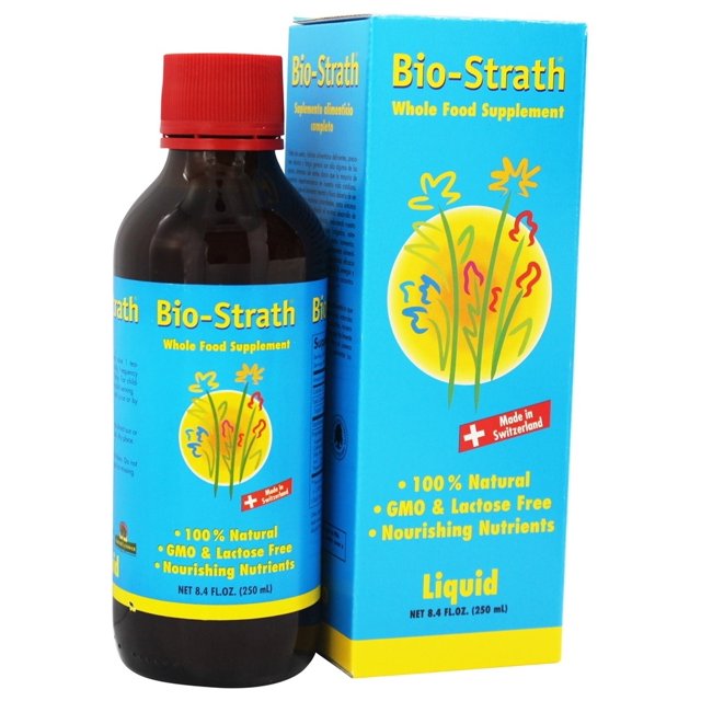Bio-Strath - Formule Liquide de Stress et de Fatigue Naturelle pour Aliments Entiers - 8,4 fl.
