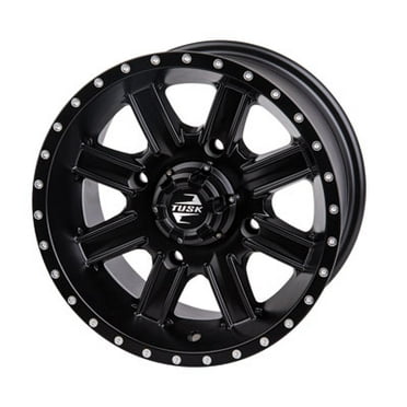 4/137 Tusk Cascade Wheel 12x7 5.0   2.0 Matte Black for Kawasaki MULE 610 4x4 2011-2016