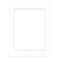 thumbnail image 3 of White Picture Frame Mat for 10x10 Frames - Fits 6x6 Photos - 1 Mat, 3 of 7