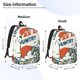 thumbnail image 2 of Balery Cowboy Rising Horse Mochila Clásica Impresa Básica para Viaje, Mochila Escolar Resistente al Agua, Mochila de Lona con Correas Ajustables-Small, 2 of 5