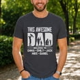 thumbnail image 4 of Jollimate Custom Name T-Shirt, This Awesome Dad Shirt, Funny Dad Tee, Gift For Dad, New Dad Gift, 4 of 6