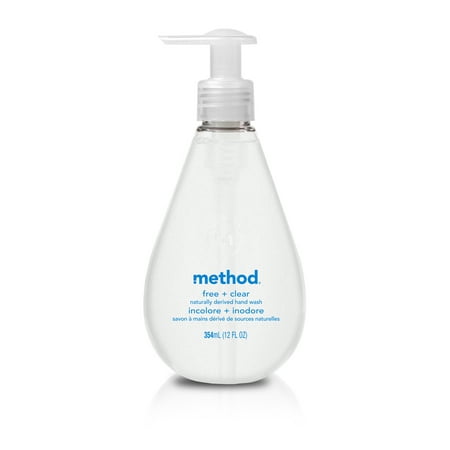 Method Gel Hand Wash, Free + Clear, 12 Ounces - Walmart.com - Walmart.com