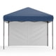 thumbnail image 1 of Carpa Plegable para Exterior 3x3m - Montaje Rápido por una Perfil - Impermeable, Resistente a Rayos UV, Tejido Oxford 210D Plateado - Incluye 1 Pared Lateral - Perfecta para Jardín, Picnic, 1 of 8
