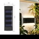 thumbnail image 2 of Bewildely Luces solares Patio Lámpara de pared Jardín Patio Iluminación Pasarela Luces LED Luz solar Calle Escalera Adornos Paisaje Iluminación y accesorios Luz calida, lente convexa 2 LED Bewildely HA072714-02, 2 of 6