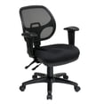 thumbnail image 1 of Ergonomic Task Office Chair with Adjustable Arms in Coal Black, 1 of 7