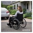 thumbnail image 3 of Silla de Ruedas Todo Terreno Ultrarresistente Portatil 200Kg, 3 of 8