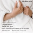 thumbnail image 2 of GOTS Certified, 100% Organic Cotton Bath Towel Set of 6, Made in Turkey - 2 Bath Towels, 2 Hand Towels & 2 Washcloths, Soft & Quick-Dry - White, 2 of 8