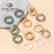 thumbnail image 4 of Anillos de banda de cristal curativo natural JD, amatista, ágata, jaspe, delicado anillo sólido para dedo, joyería minimalista de moda para hombres y mujeres, regalos, 4 of 5