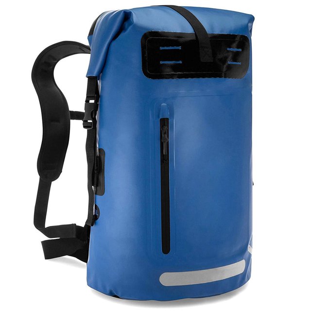 Mochila impermeable con tapa enrollable resistente para kayak y rafting
